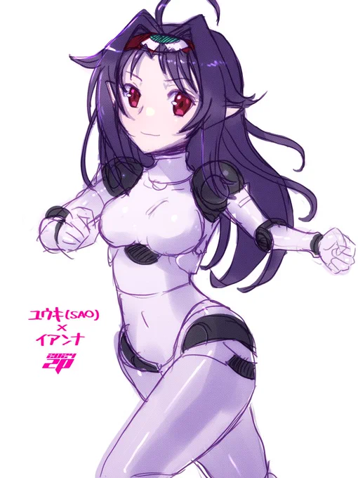 #一番目にリプ来たキャラに二番目にリプ来たキャラの服を着せるイアンナさんなアバターのユウキさん 