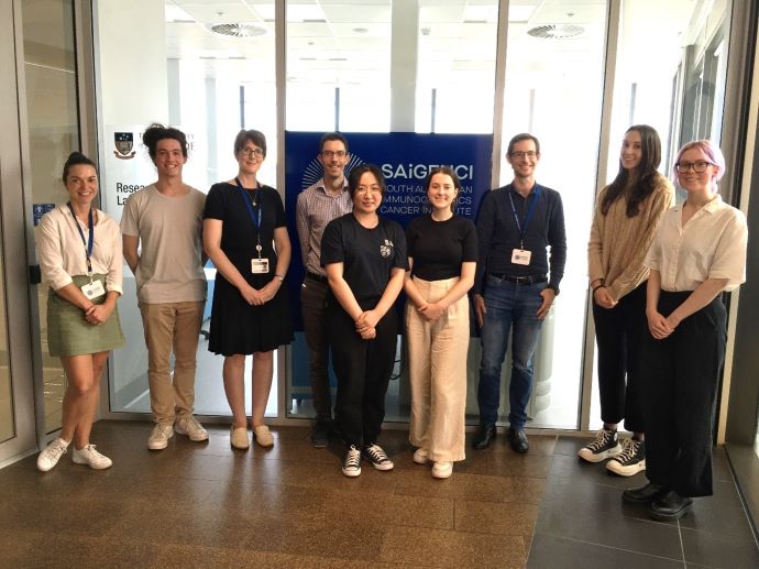 Joanna Sundstrom (@jo_sund) on Twitter photo It was great to host <a href="/SAiGENCI/">South Australian immunoGENomics Cancer Institute</a>'s first summer research students recently. A bright, enthusiastic group we hope to see again!
Read more: adelaide.edu.au/saigenci/news/β¦
#saigencistudents <a href="/UniofAdelaide/">Uni of Adelaide</a> It was great to host <a href="/SAiGENCI/">South Australian immunoGENomics Cancer Institute</a>'s first summer research students recently. A bright, enthusiastic group we hope to see again!
Read more: adelaide.edu.au/saigenci/news/β¦
#saigencistudents <a href="/UniofAdelaide/">Uni of Adelaide</a>