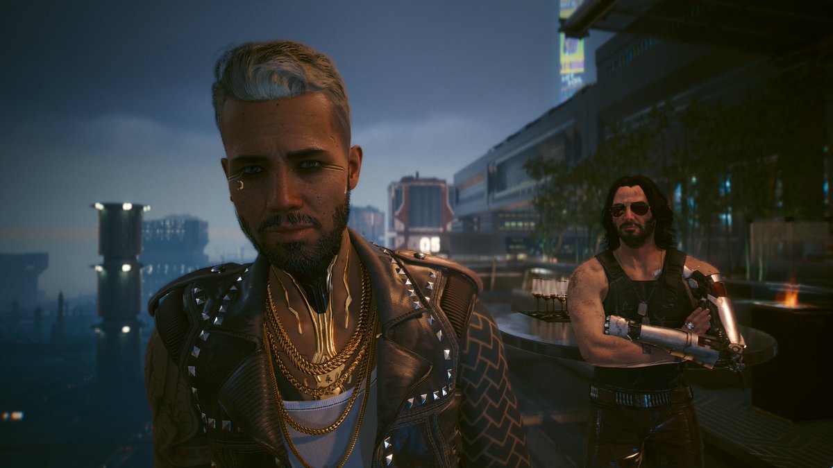 CorpoScum's tweet photo. #Cyberpunk2077 #CDPR #JohnnySilverhand #KerryEurodyne #REDMod #HDTextures https://t.co/z5JBzPNbHc
