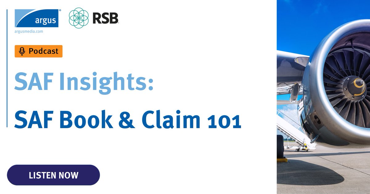 Ksathya21's tweet photo. Learn about Book &amp; Claim and its application in the SAF market! Listen now: https://t.co/OGvh2DssK7

Argus services cover refined oil products from around the world using transparent and market-appropriate methodologies. Find out more: https://t.co/H28fiNiUhy https://t.co/YaoRfWcoaW