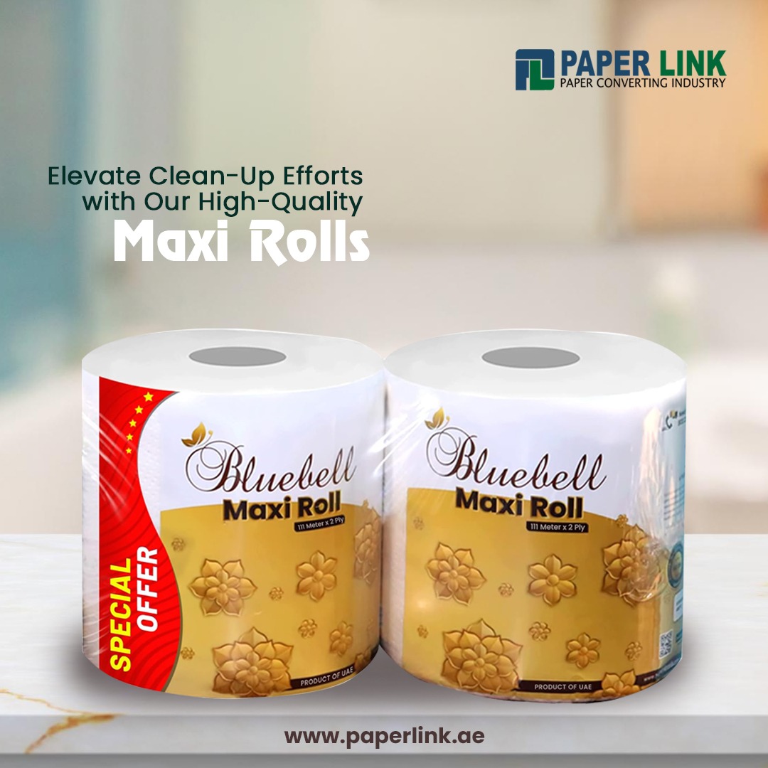 Paperlink5's tweet image. Elevate your cleaning routine with our  Maxi Rolls today!
From kitchen spills to bathroom emergencies, trust these rolls to keep your home spotless and stress-free.
Call: +971505689879
Visit: paperlink.ae
#tissueproduct  #tissuepaper #maxiroll #kitchentowel #paperlink