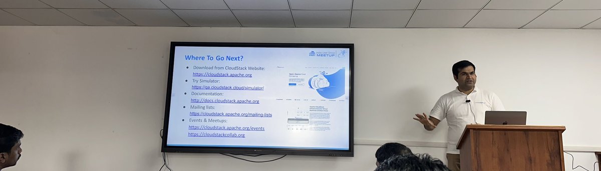 kiranchavala's tweet image. Excellent intro talk by @RohitYadavCloud 

Try Cloudstack
qa.cloudstack.cloud/simulator

#cloudstack 
 #csiug #cloudstackjustworks