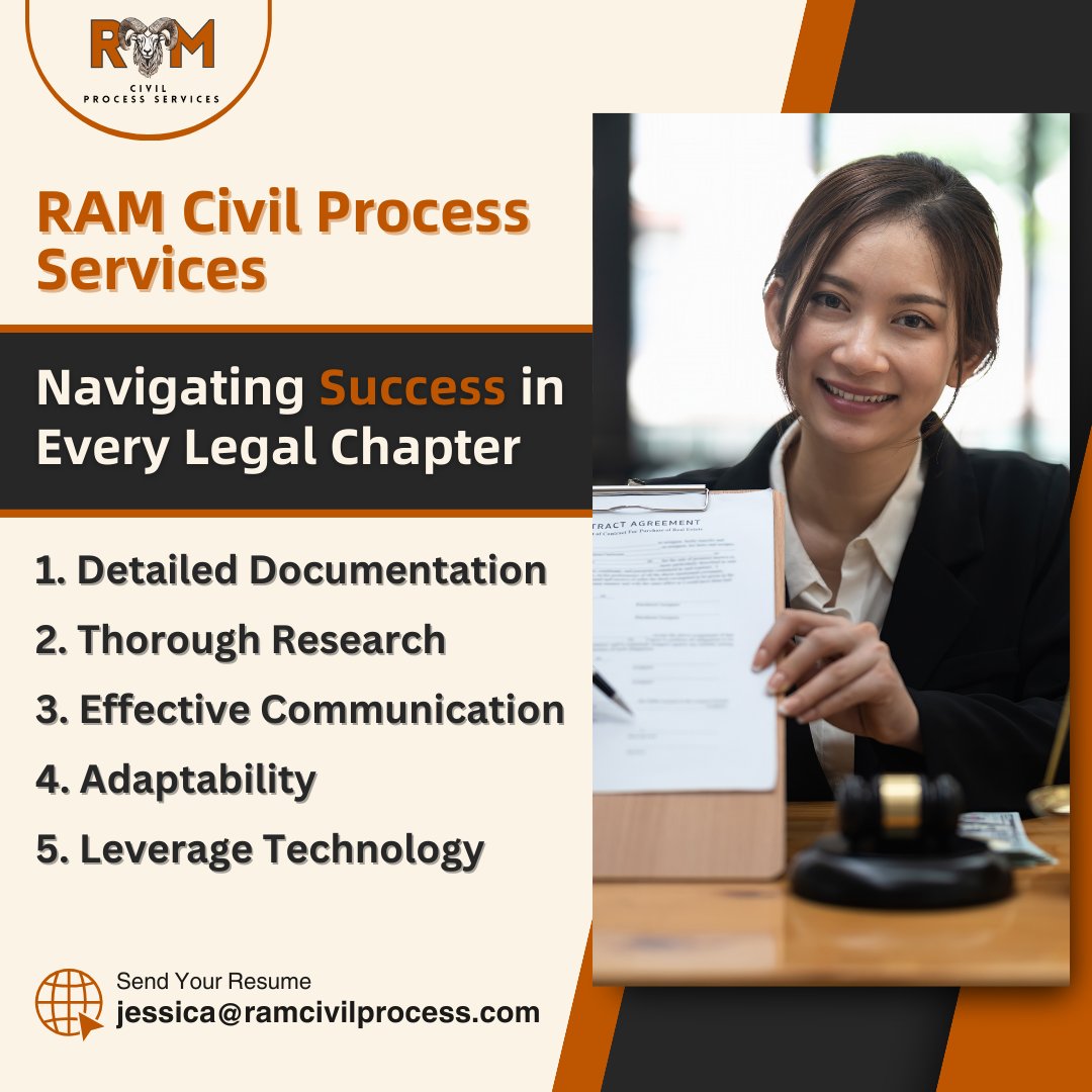 ramcivilprocess's tweet image. 🚀 RAM Civil Process Services: Your Legal Success Navigator! 🌟
Let&apos;s navigate your legal chapters together! 🌐⚖️

#ramcivilprocessservices #legalsuccess #smartresearch #legaltips #partnerwithram #successfullegaljourney #legalsupport #legalservices