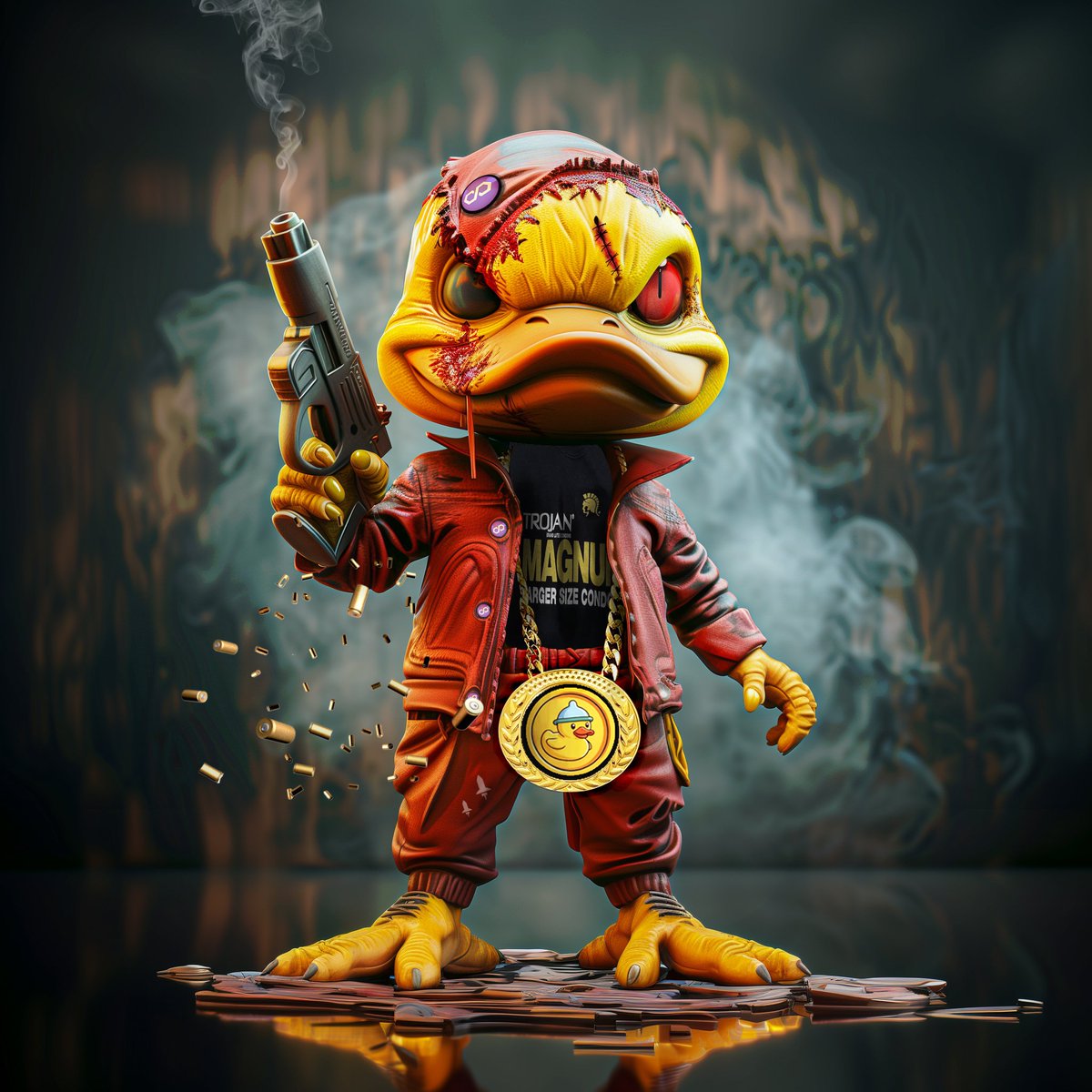 🤪🚀🚀🤪
#Safemoonfamily #TeamYolo  
Game Time  
1 Winner / $10 in Matic and This Zombie Gang NFT 
Duck around &amp; find out 
To Play  
1. Retweet  
2. Add a Duck gif 
3. Write "#RubberUp"   
4. Tag 2 
5. Follow 
<a href="/RubberDuckyCoin/">Rubber Ducky</a>
Game ends in about 24 Hours