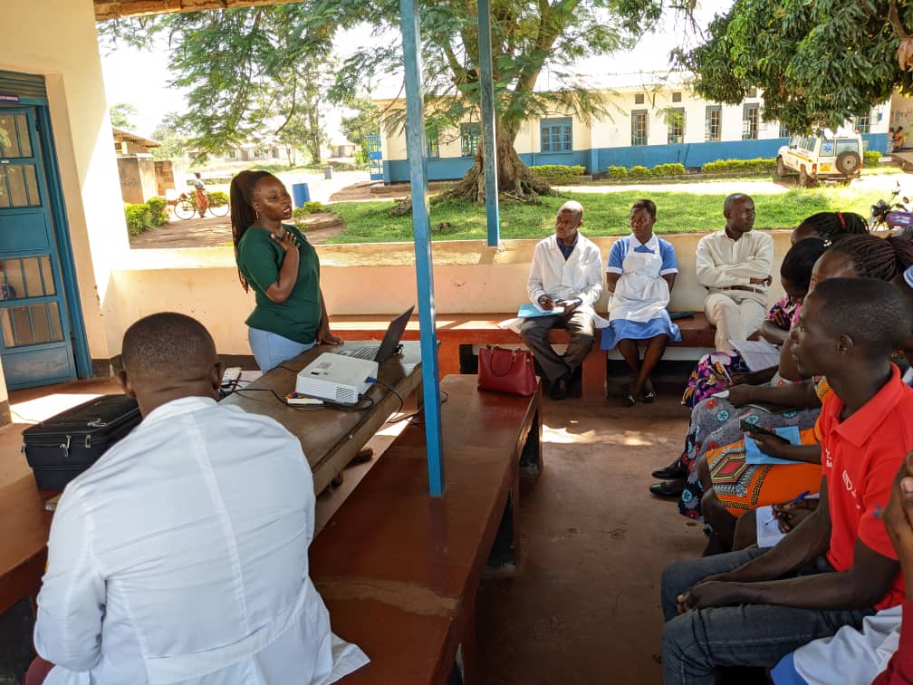 .@raysofhopejinja is re-enforcing HPV vaccination awareness, through training of healthcare workers to create awareness, community education, and advocacy for cervical cancer prevention. Here at Buyende Health Centre III in Busoga region.