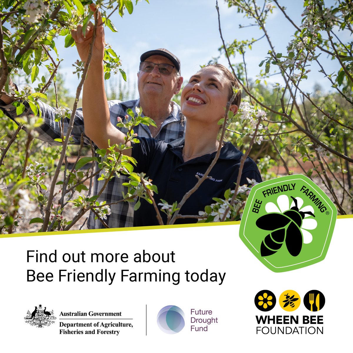 Become a Bee Friendly Farmer today and increase farm efficiency, improve biodiversity and show a commitment to sustainability to customers, consumers and communities. Learn more at beefriendlyfarming.org.au #beefriendlyfarming #agribusiness