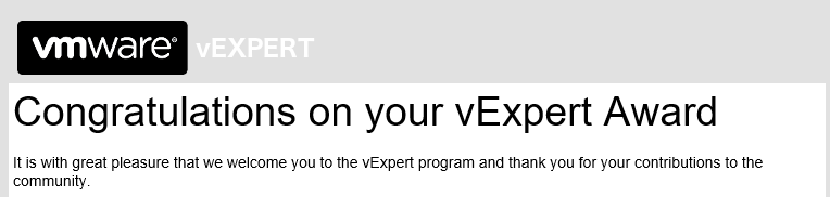 jondwaite's tweet photo. Thanks to @vCommunityGuy and the VMware team for having me back for the 10th year! #vExpert #longlivevcd https://t.co/EbPhUvoNMz