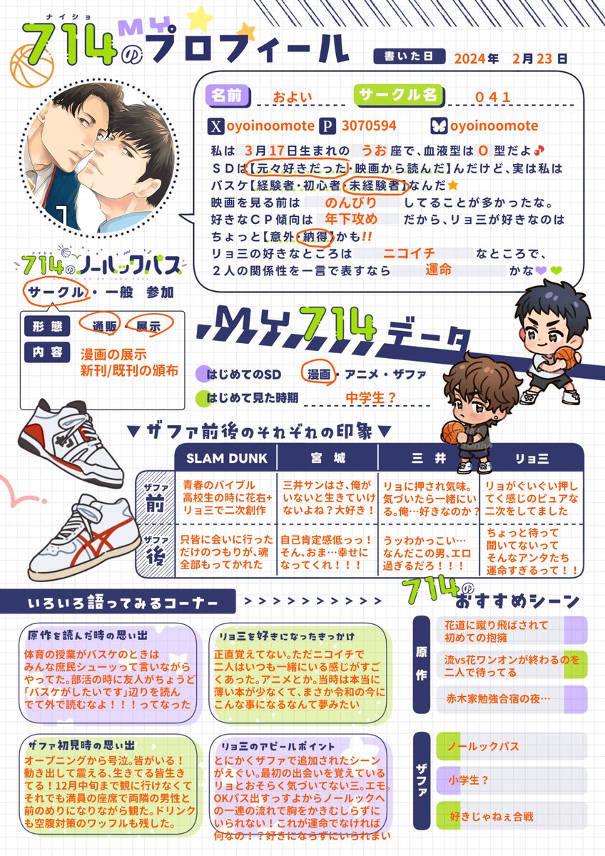 webイベント開催おめでとうございます🎊 楽しい企画を有難うございました!!! 不慣れですが書かせていただきました🥰 #ナイショのオンリー_プロフィール
