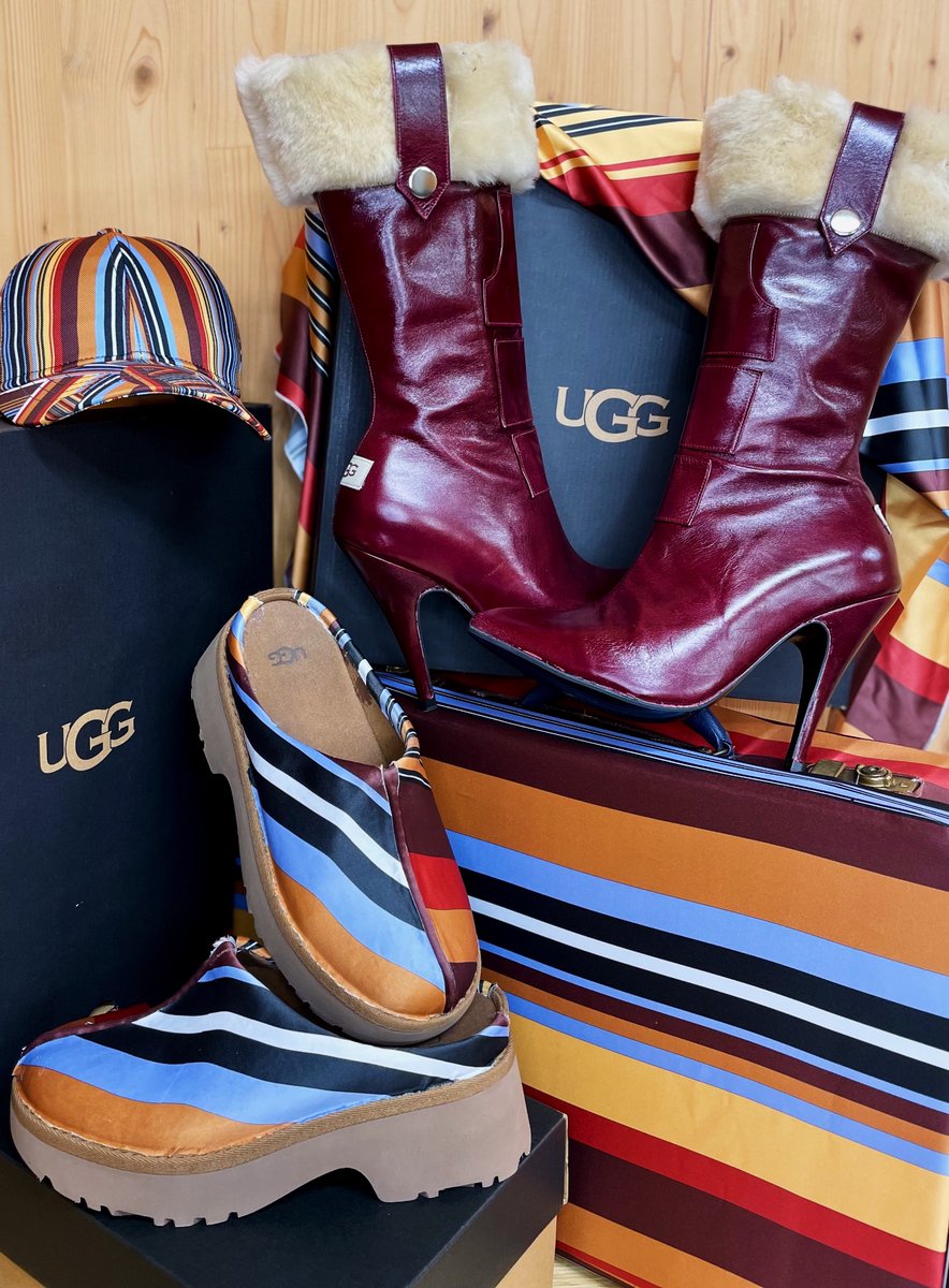 ToluCoker_'s tweet photo. Tolu Coker x UGG. Designed exclusively for AW24 ‘BROKEN ENGLISH’. 

@UGG https://t.co/tleldDBUF0