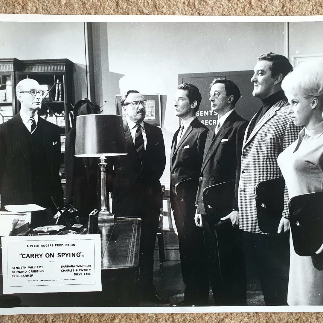 HambledonProds's tweet photo. Joining in the love for #KennethWilliams! Here's some stills and lobby cards from some of his very finest #CarryOnfilm outings. #InfamyInfamy #FryingTonight 🤣 https://t.co/emB4IwsuFj