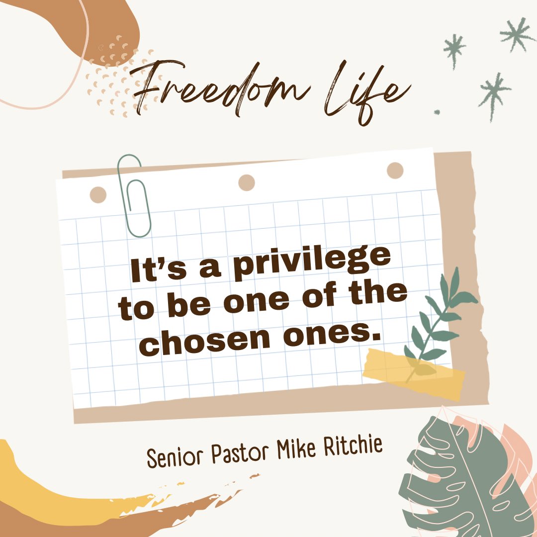 138michael's tweet image. For many are called, but few are chosen. #Matthew22:14

The fact that few are chosen denotes “privilege”.

May God be glorified throughout all eternity by the chosen ones. #InChrist