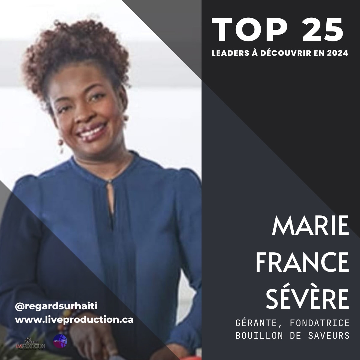 ✨️TOP25 LEADERS À Découvrir en 2024✨️

◾️Dans le cadre du Mois de l’Histoire des Noirs◾️
 
🤎Dévoilement du ✨️TOP25 par Live Production et <a href="/Regardsurhaiti/">Regard Sur Haïti</a>
 
Lire la suite ⤵️
facebook.com/share/p/gEYuqN…

#bhm  #mhn #Canada #restaurant #haiti #creole