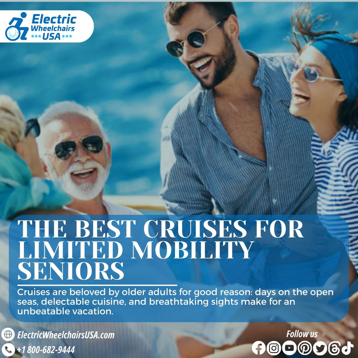 Wheelchairs_USA's tweet image. Cruises are popular among older adults, but finding accessible options can be tough due to narrow hallways and limited elevators.

Learn more here 👇
electricwheelchairsusa.com/blogs/news/the…

ElectricWheelchairsUSA #CruiseLife #ElderlyVacations #AccessibilityIssues #TravelChallenges