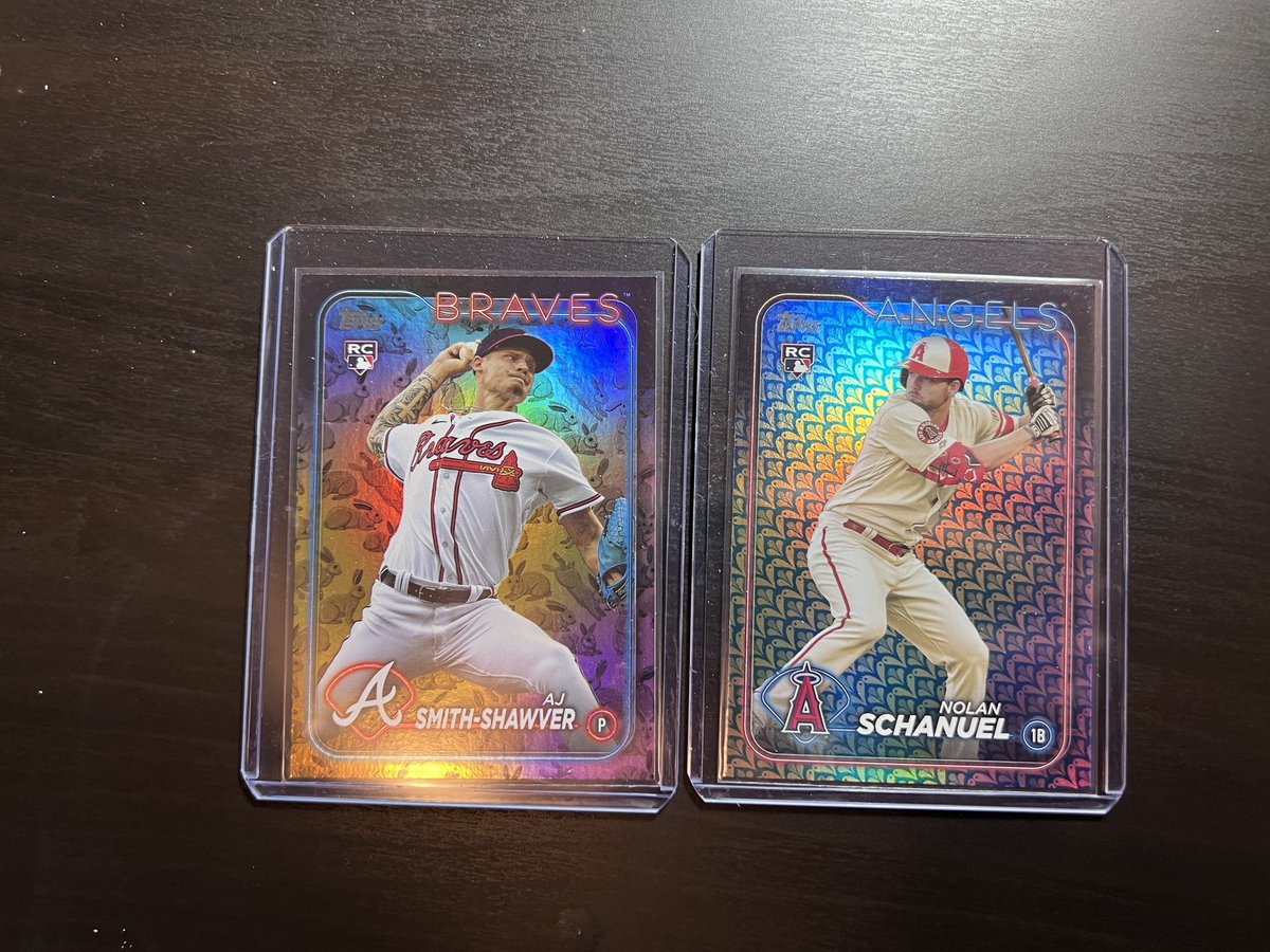 hocktweets's tweet photo. These two were the big rookie hits! The rabbit holiday parallel is 1 in 56 packs and going for much more than I had imagined it would on eBay… 😎 https://t.co/CfqZwjDKXk