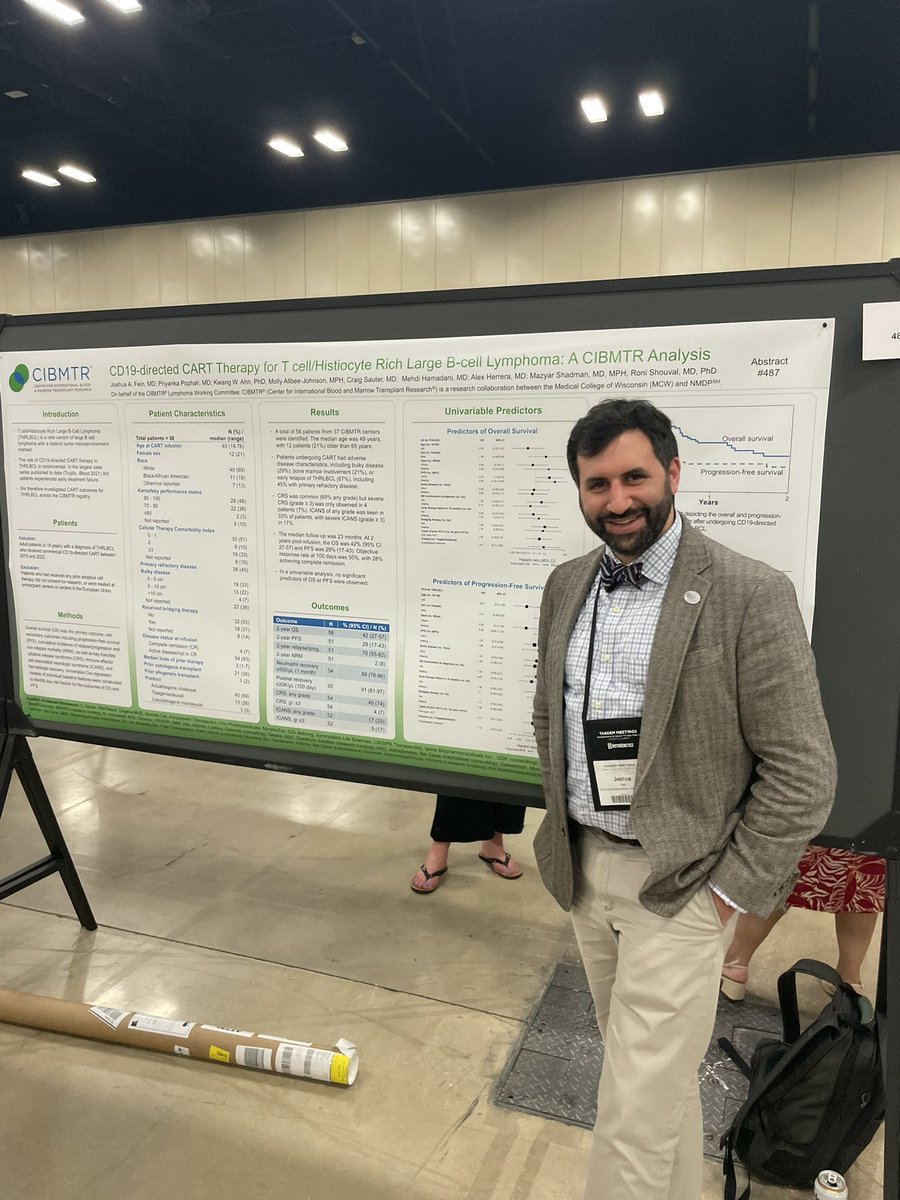 samyamshon's tweet photo. Proud of our amazing fellows and resident @moh7madhomod @joshuaafein and Neela Easwar for sharing our data from @WCMLymphoma @WeillCornellBMT @WCMHemOncFellow at the Tandem meeting @CIBMTR @ASTCT https://t.co/cRP3BHPZPp