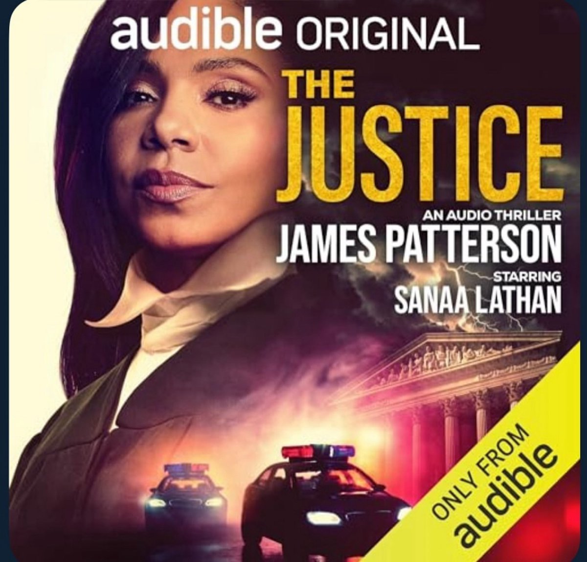 For those of you who like to listen to your books, check me out starring in the CAPTIVATING audio thriller of James Patterson’s The Justice. Only on @audible #JamesPatterson #thejustice 🔥