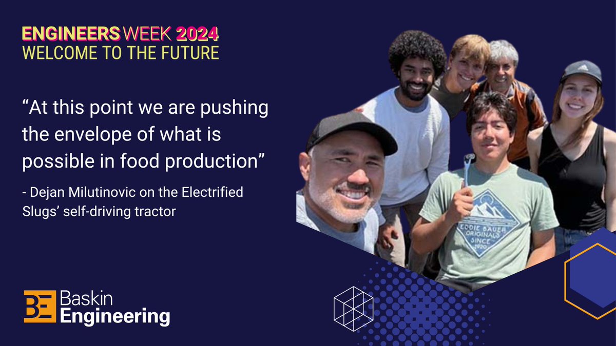 The future of AgTech is happening here at UCSC with leading research and innovation focused on socially-impactful agricultural technology. Read this and more #UCEngineer stories here: bit.ly/42ScMWA #EWeek2024