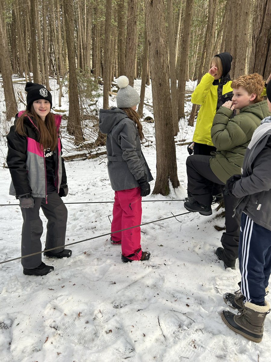 Day 2 is in the books. Our grade 6’s enjoying some outdoor education fun.