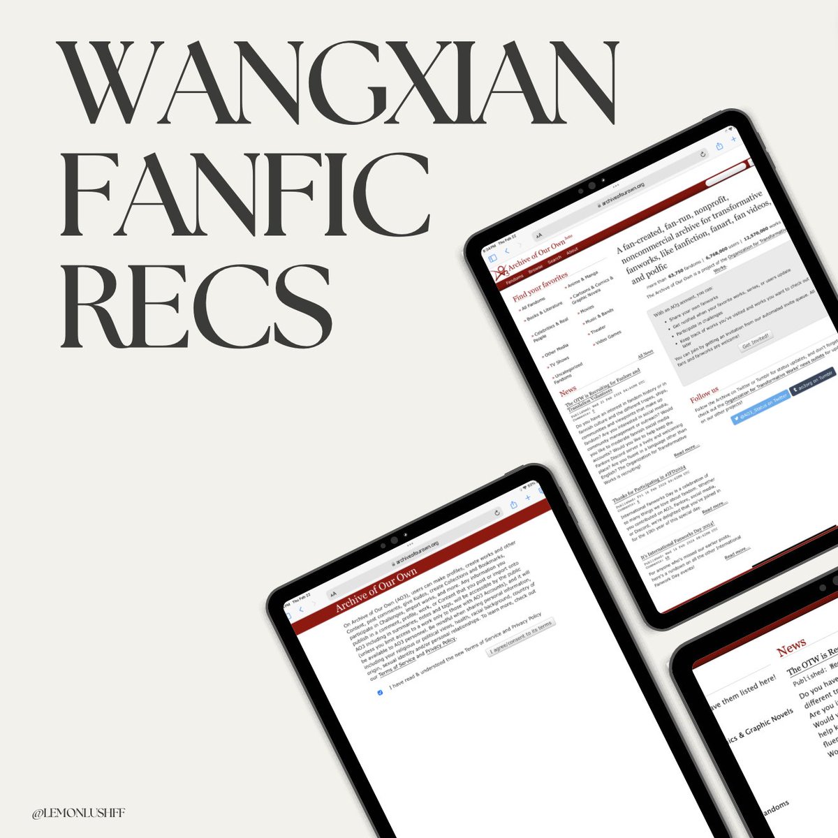 LemonLushFF's tweet photo. Guys - what wangxian fics are you currently reading?

What wangxian fics have you just posted?  

The world must know - it's almost the weekend and we need a reading list 👀

#魔道祖师 #魔道祖師 #modaozushi #mdzs #theuntamed #mxtx #danmei #cql #WangXian https://t.co/pKu5WS3JVf