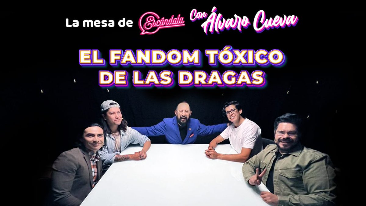 "𝐄𝐥 𝐟𝐚𝐧𝐝𝐨𝐦 𝐓𝐨́𝐱𝐢𝐜𝐨 𝐝𝐞𝐥 𝐃𝐫𝐚𝐠"

Es el temazo que HOY jueves tendrá "𝐋𝐚 𝐌𝐞𝐬𝐚 𝐝𝐞 𝐄𝐬𝐜𝐚́𝐧𝐝𝐚𝐥𝐚" con <a href="/AlvaroCueva/">Álvaro Cueva</a> y sus invitados: <a href="/zanahoriadoctor/">ᴅʀ. ᴢᴀɴᴀʜᴏʀɪᴀ</a>, <a href="/aurorawonders/">A U R O</a>, <a href="/jhansrico/">Jhans Rico</a> y <a href="/SamDelRioFelix/">Sam Del Río Félix</a>
Les veo ya casi a las 8 
👇

youtu.be/B9nyLZIEbq4