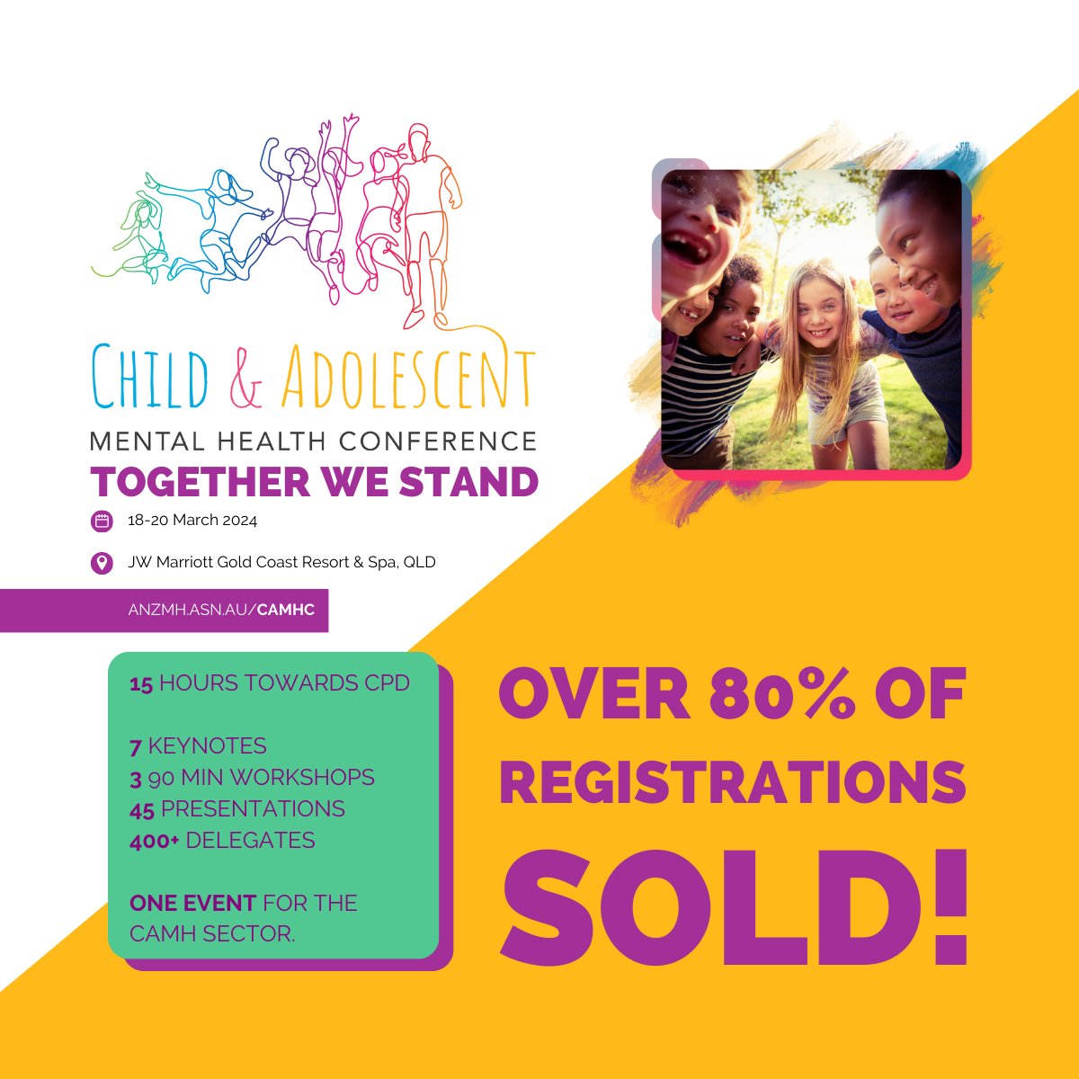 Are you joining us on the Gold Coast for the #CAMH event of the year?
Full program: hubs.li/Q02m0Hs80
Day one's morning sessions feature an incredible array of speakers from <a href="/orygen_aus/">Orygen</a>, <a href="/aifs_gov_au/">AIFS</a>, <a href="/batyrAus/">batyr</a>, <a href="/stride_au/">Stride Mental Health</a>, <a href="/MCRI_for_kids/">Murdoch Children's Research Institute (MCRI)</a>, <a href="/Griffith_Uni/">Griffith University</a>, and so many more!