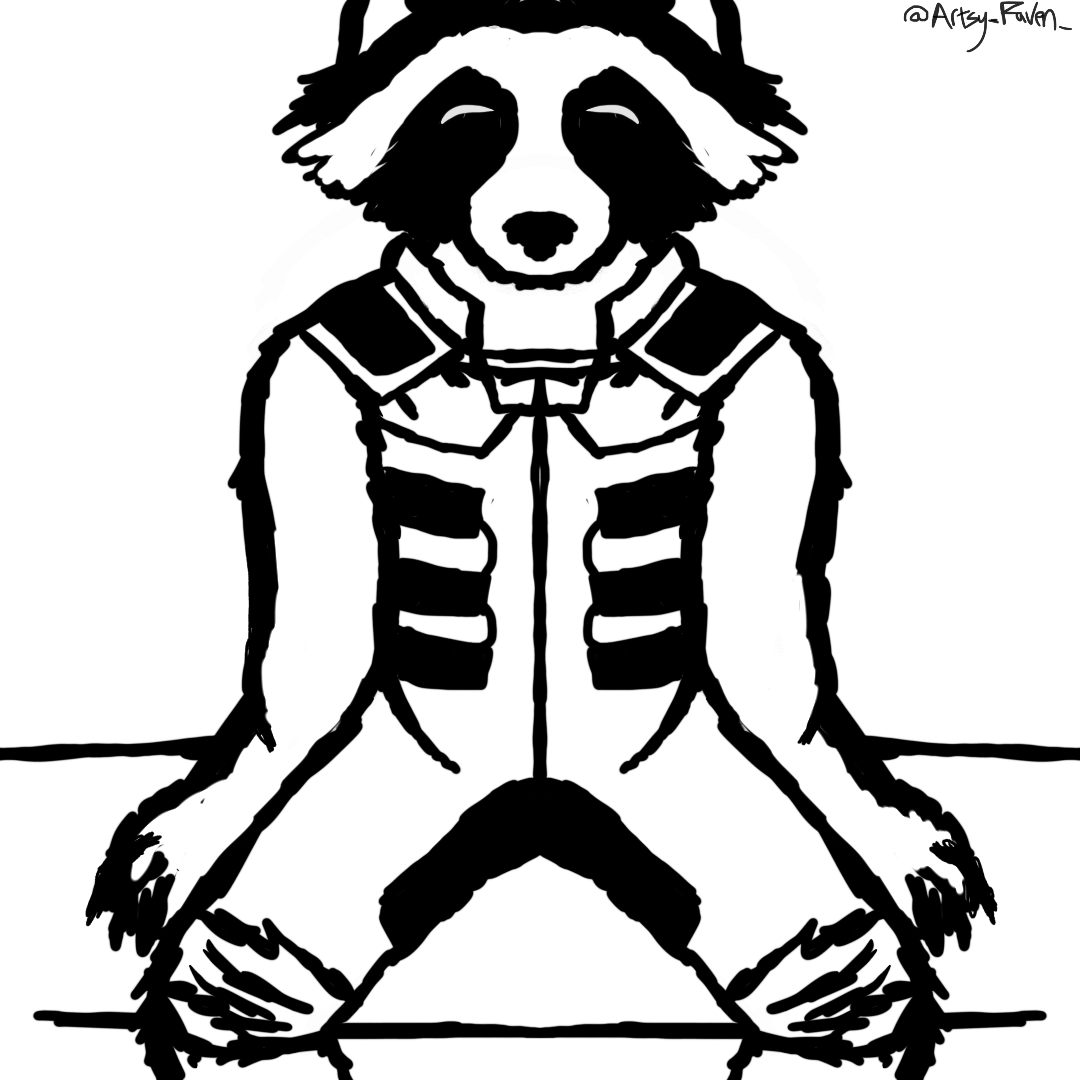 Raven_Mishura's tweet photo. goofy ahh space raccoon!
#digitalart #rocketgotg #queerart https://t.co/kk91xCOV0t