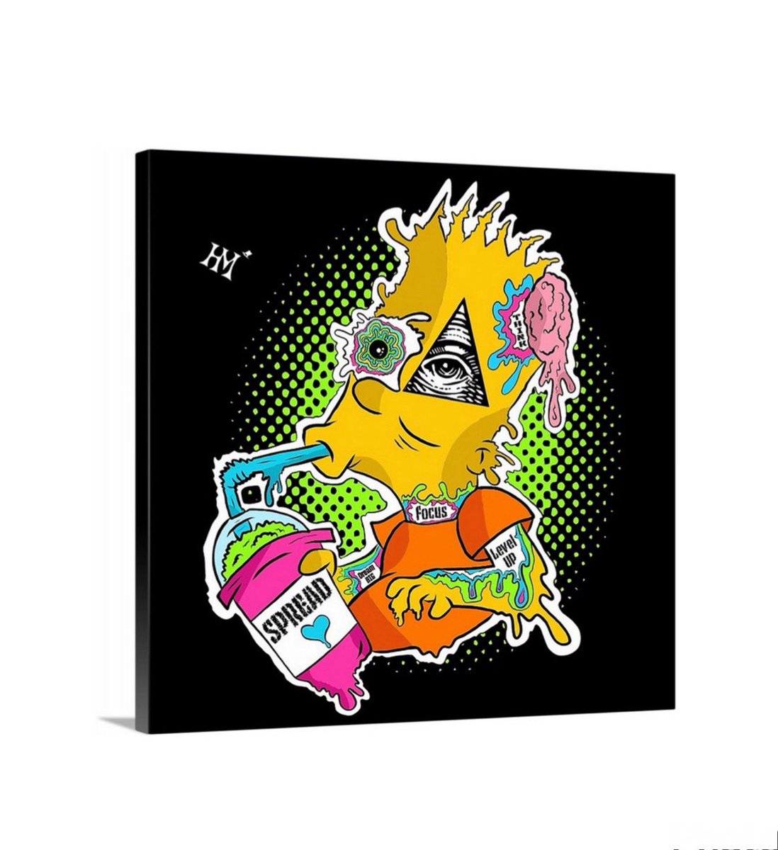 HustleMajic's tweet image. B A R T 
A R T 

🍹🥴🎭🎨🖌 

@TheSimpsons 
@complexcanada 
@WORLDSTAR 

Canvas Print Available 

* Ready to hang with sealed back

📧 : hustlemajicart@gmail.com 
For price &amp;amp; sizing availability.

#pinealvision
#unlearn
#unprogram
#wakeup 
#thematrix