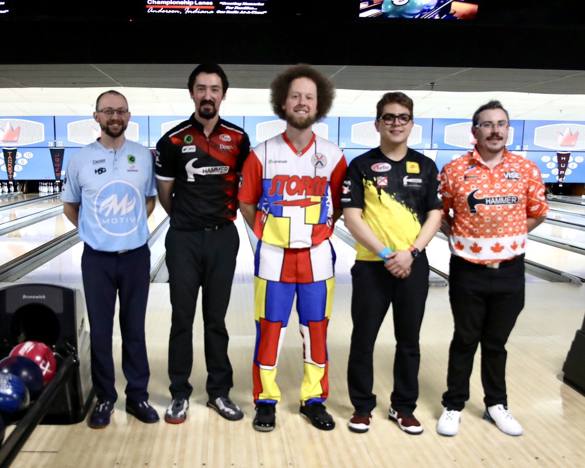 The finalists are set at the Just Bare PBA Indiana Classic!

1. EJ Tackett
2. Marshall Kent
3. Kyle Troup
4. Benjy Martinez
5. Zach Wilkins

📺 Saturday at 7:30pm ET on FS1