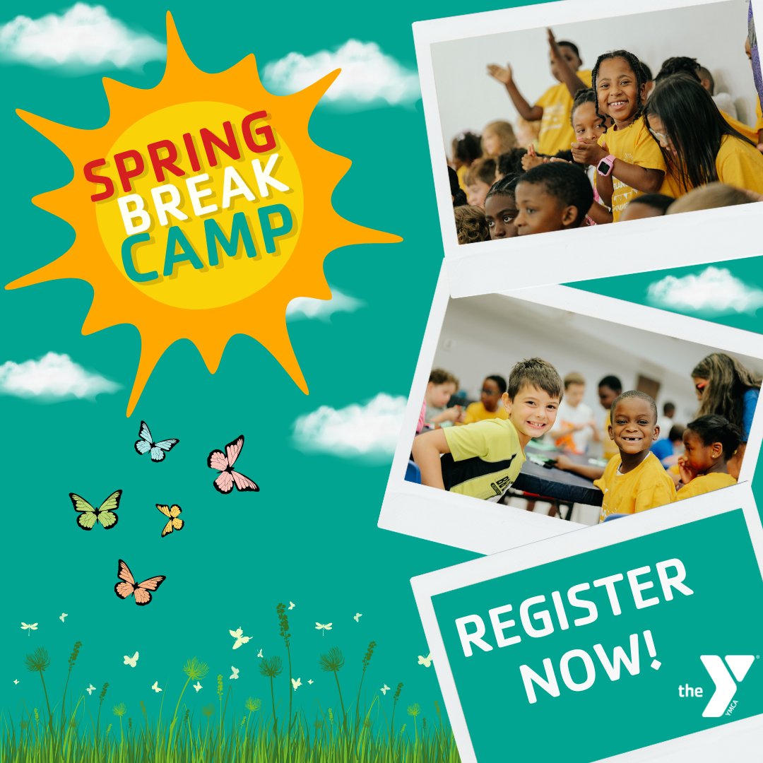 YMCAMemphis's tweet image. Spring into action with YMCA's Spring Break Camp! 🌸 Join us for a week of fun-filled adventures, friendship, and memories that last a lifetime. Don't miss out—reserve a spot today! ymcamemphis.org/childcare/spri… #SpringBreakCamp #YMCAFun #YMCAMemphis