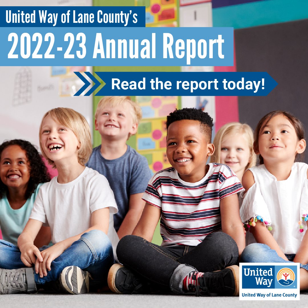 In case you missed it, our 2022-23 Annual Report is available now! Learn about some of our impact over the last year working to create opportunities for a better life for all in Lane County.
Read the report today:
unitedwaylane.org/our-impact
#AnnualReport #UnitedWayLane #LaneCounty