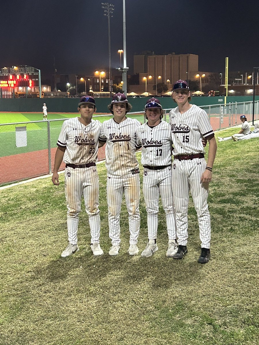 WOLVES WIN season opener over Edinburgh North 7-3. Great team Win! Alpha Wolves of the game:

<a href="/torresgt23/">Gary Torres Jr</a> 2-2
<a href="/EGreiman/">Emmet Greiman</a> 2-3, double
<a href="/brayden_mulkey/">Brayden Mulkey</a> 7 K’s 0 runs, Win
<a href="/Box_Baseball_15/">Payton Box</a> 2 SO inn,  Save