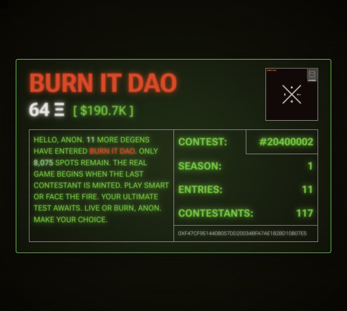 Burn It DAO 🔥 tweet media