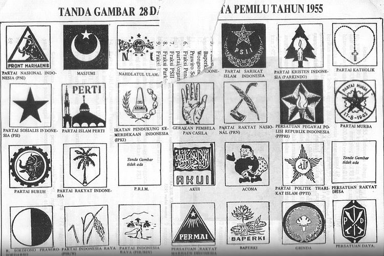 Partai mana yang ikut pemilu 1955 dan (masih) ikut juga pemilu 2024?