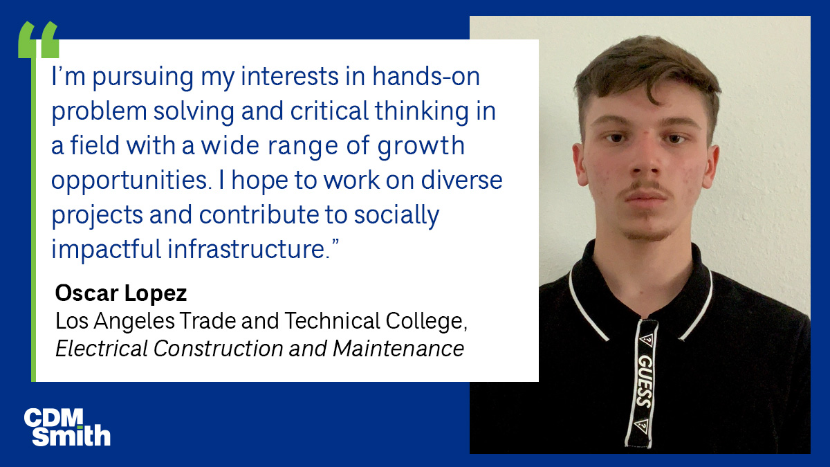 CDMSmith's tweet image. ⏰ Scholarship opportunity alert ⏰ 

#CDMSmith is offering two scholarships worth $5,000 each to #students currently enrolled in post-secondary #technical and #vocational programs.

💡 To learn more, visit cdmsmith.com/students and apply by March 7, 2024! #CDMSmithScholarship