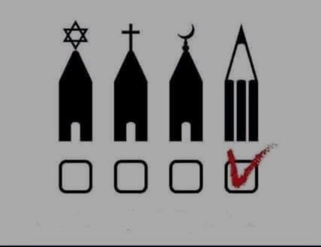 Ryffuentes's tweet image. Menos religión, más educación.