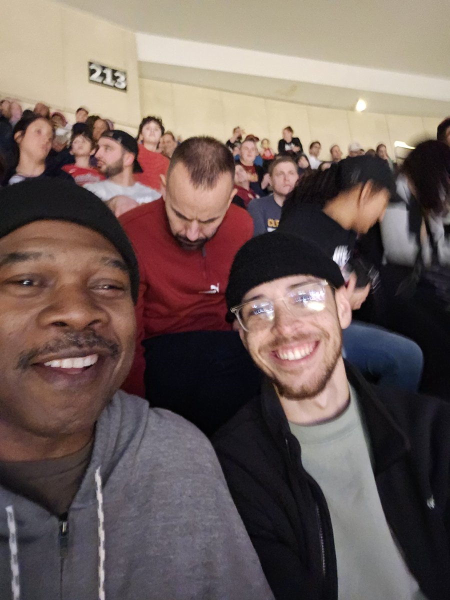 At the Cavs game with the nephew!