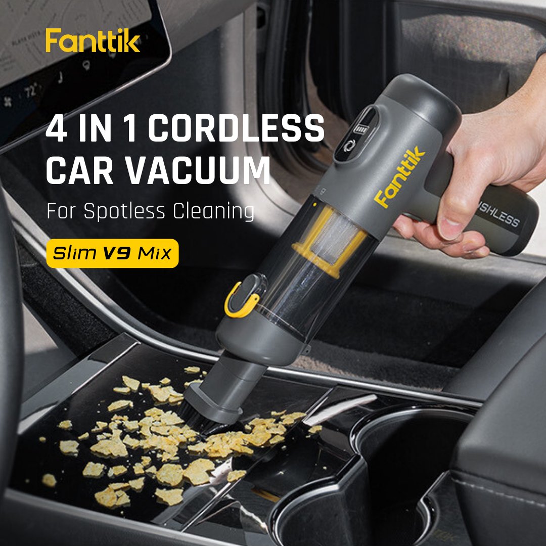 FanttikOfficial's tweet image. [New Release] Our new Slim V9 Mix Handheld Air Duster and Vacuum is here to make your car cleaning woes disappear!
Order yours now: amzn.to/3SKhQr1
Explore more: fanttik.com

#fanttik #slimv9mix #cordlessconvenience #carcleaning