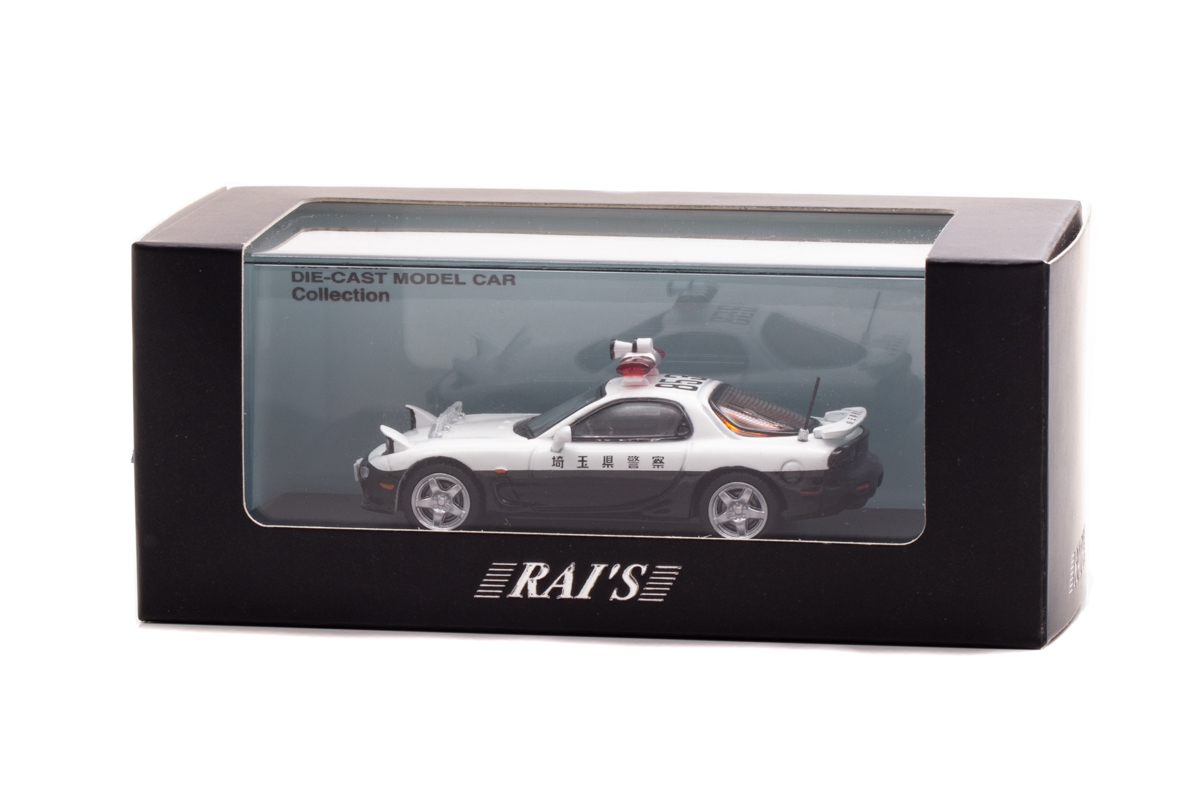 RAI'S新製品、1/64 マツダ RX-7 (FD3S) 新潟県警察交通機動隊車両(355