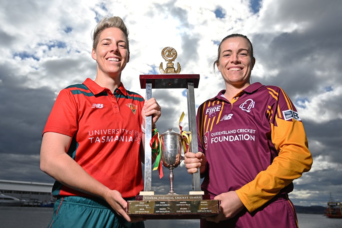 ACA_Players's tweet photo. Good luck to Tasmania and Queensland captains Elyse Villani and Georgia Redmayne as they lead their teams in tomorrow's highly anticipated WNCL Final. https://t.co/WulfCarWcu