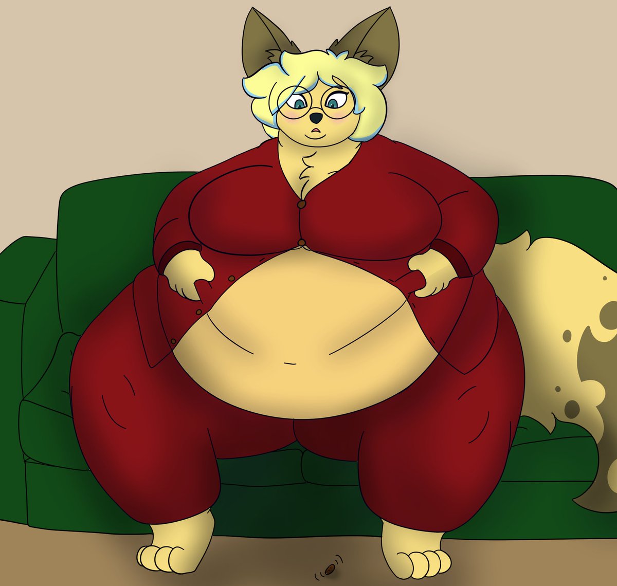 when the pajamas too small
or maybe you're just a bit too big for em

ft. <a href="/SkyeDascher/">Skye</a>