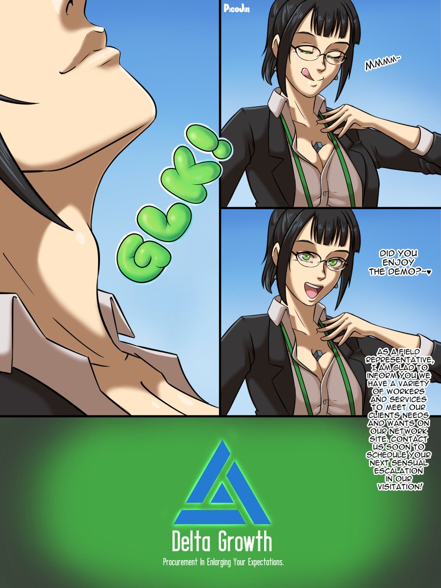 picojin1's tweet photo. Delta Growth's sales pitch can be very persuasive especially with Arisa's interactive methods.

Commission for @SizablePixel https://t.co/CuDYgVeoiu