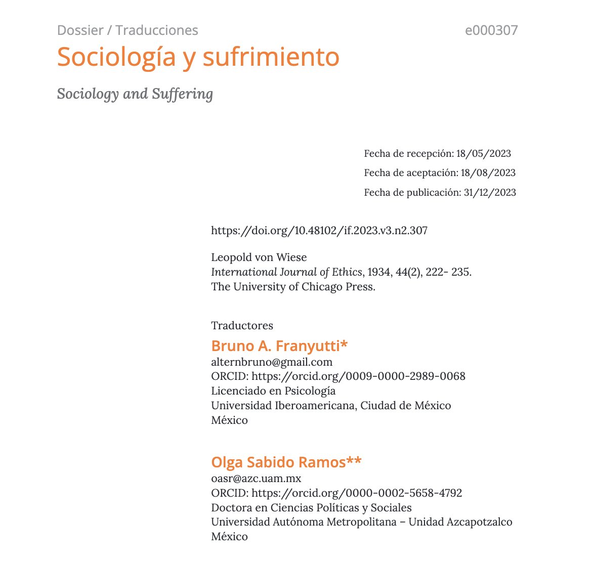 OlgaSaRa2003's tweet photo. ¡Ya salió ! #Wiese #Sufrimiento #Sociología #Relacional La trad. es de Bruno Franyutti, Marisol López, Juan Pablo Vázquez y mía. Con una presentación que espero les sea útil. Disfruten🫶 #AccesoAbierto como debe ser. ¡Un texto de gran actualidad! https://t.co/vy7Fs3oMys https://t.co/8F1dpl02AN