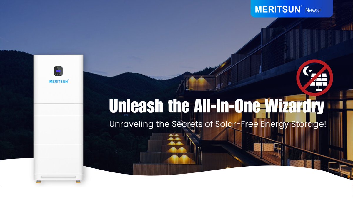 🌟 Unleash the All-In-One Wizardry: Discover the Secrets of Solar-Free Energy Storage! 🌟 

linkedin.com/pulse/unleash-…

#MeritSun #Solarbattery #Solarpower #CleanEnergy #AllInOne #energystorage
