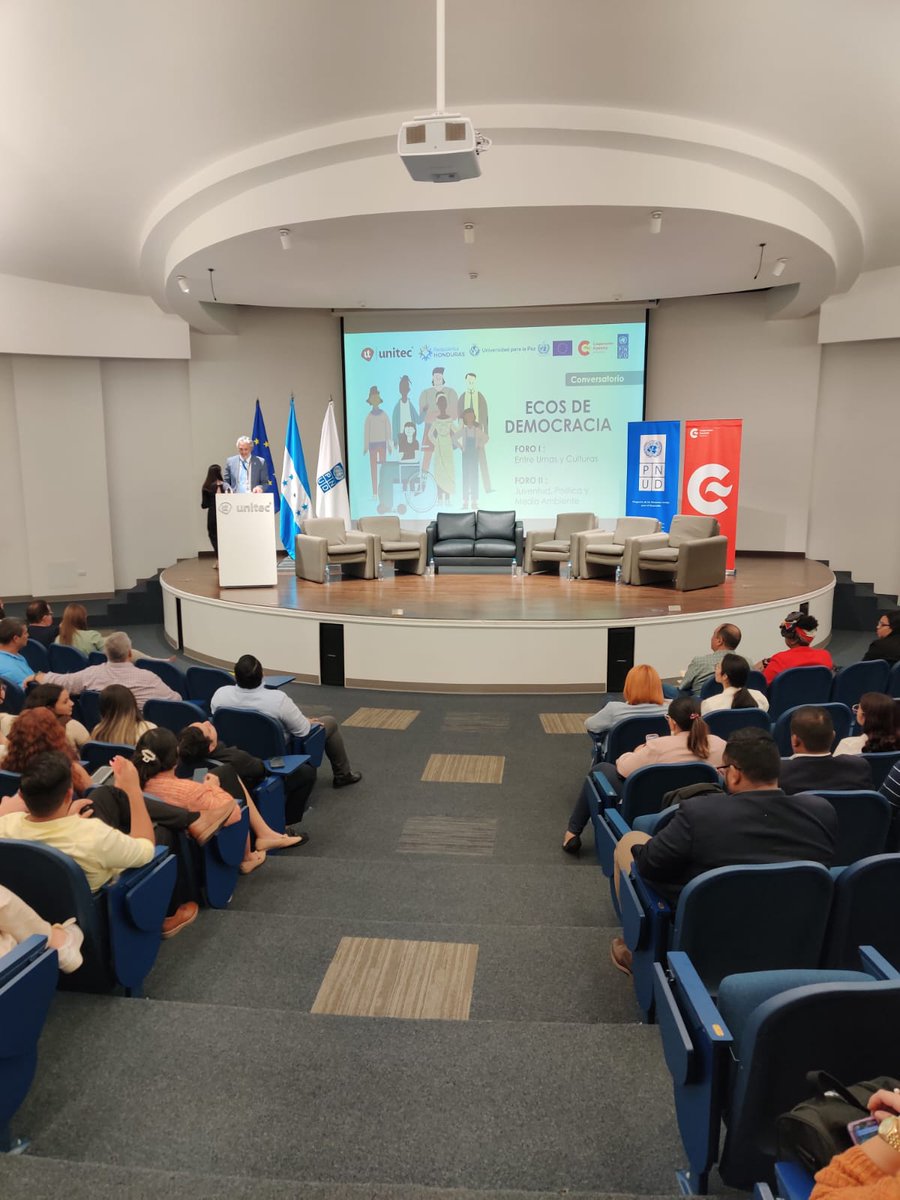 1/2 ¡La democracia se fortalece con diálogo y acción! Junto a <a href="/PNUDHonduras/">PNUD en Honduras</a> en el marco del Proyecto Apoyo al Ciclo Electoral #PACEH desarrollamos el conversatorio "Ecos de Democracia", parte del Diplomado en Procesos Electorales Inclusivos con Enfoque en Resolución de Conflictos