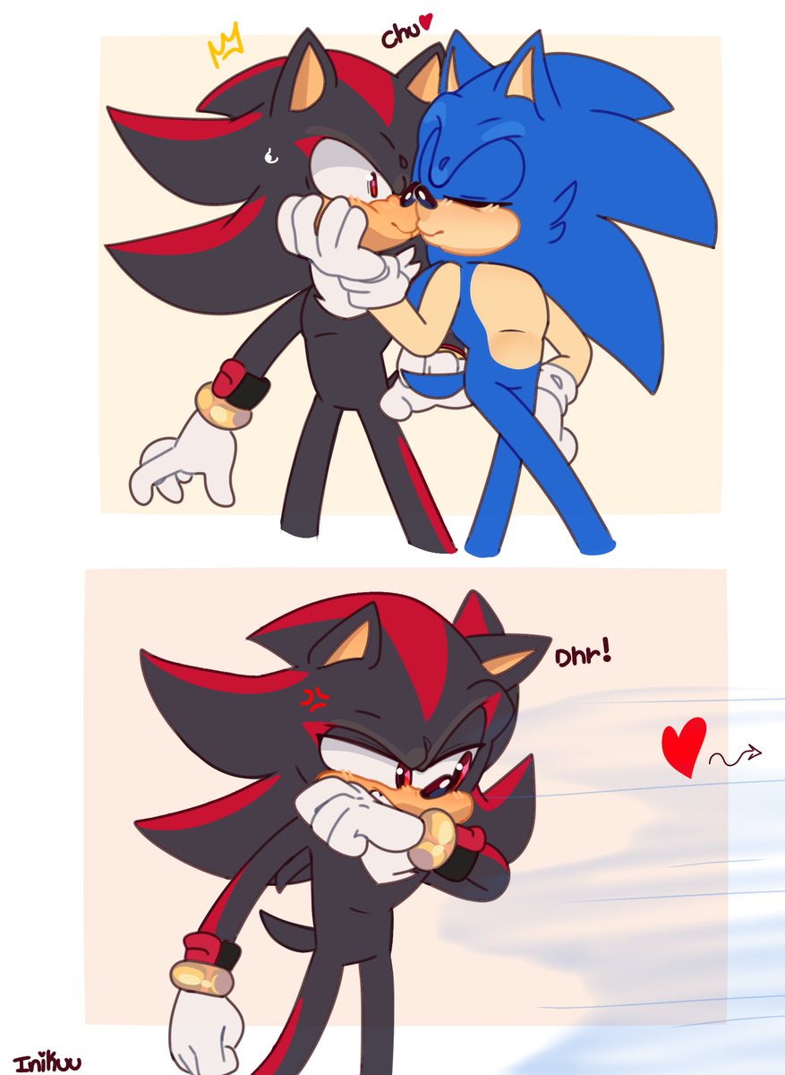 De repente tengo varias ideas, más adelante quiero hacer uno como este pero AL REVÉS 👀 #SonicTheHedeghog #ShadowTheHedgehog #sonadow