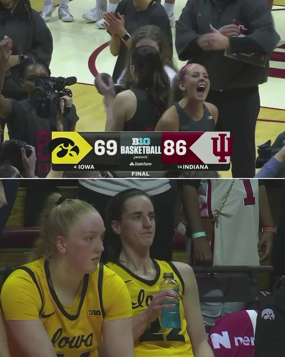 NO. 14 INDIANA UPSETS NO. 4 IOWA 👀
