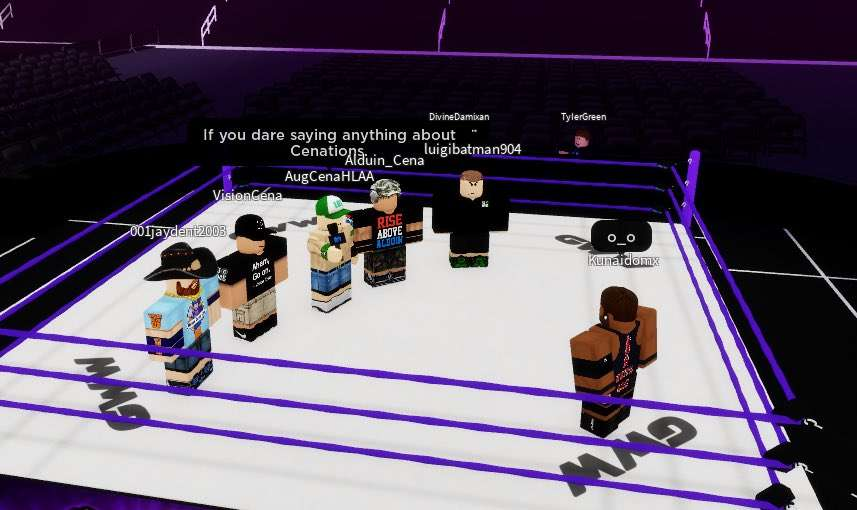 WARREADYRBLX's tweet photo. The Cenation has arrived #GWWAdrenaline https://t.co/UnsGmEotwA