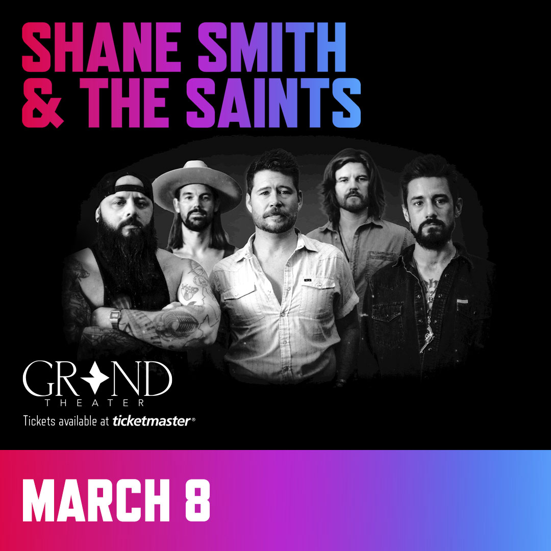 Listen to hits from @ShaneSmithMusic's new album 'Norther' live in the Choctaw Grand Theater on Friday, March 8! 🔥 🤠 Tickets are available NOW starting at $45 at the link below! Get tickets 🔗 bit.ly/3TdEJ8m