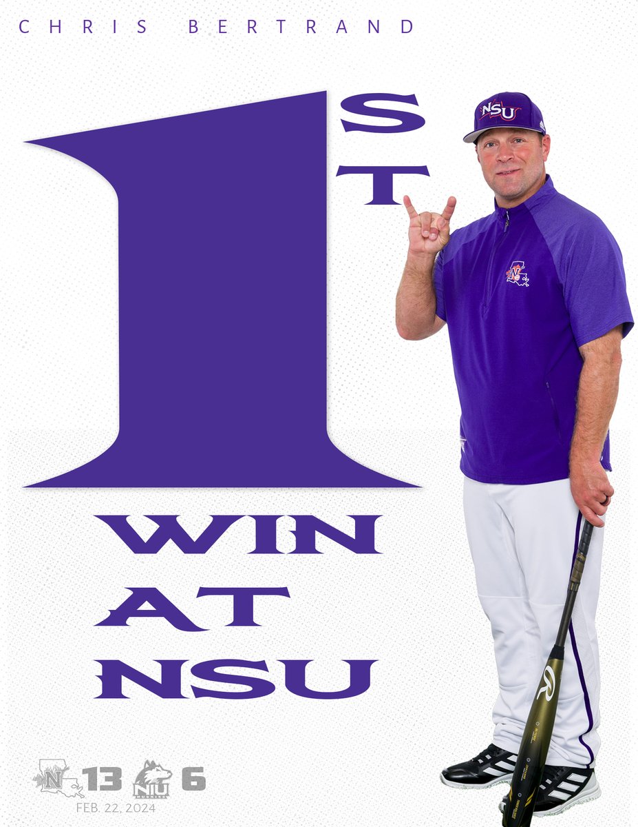 Congratulations, <a href="/CoachBert/">Chris Bertrand</a>, on putting the first one in the win column!

#ForkEm x #NCGB
