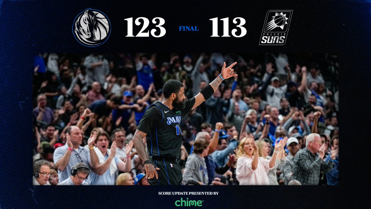dallasmavs's tweet photo. MAVS WWWWWWWIN!!!!!

@Chime // #MFFL https://t.co/YJYhvV4K54
